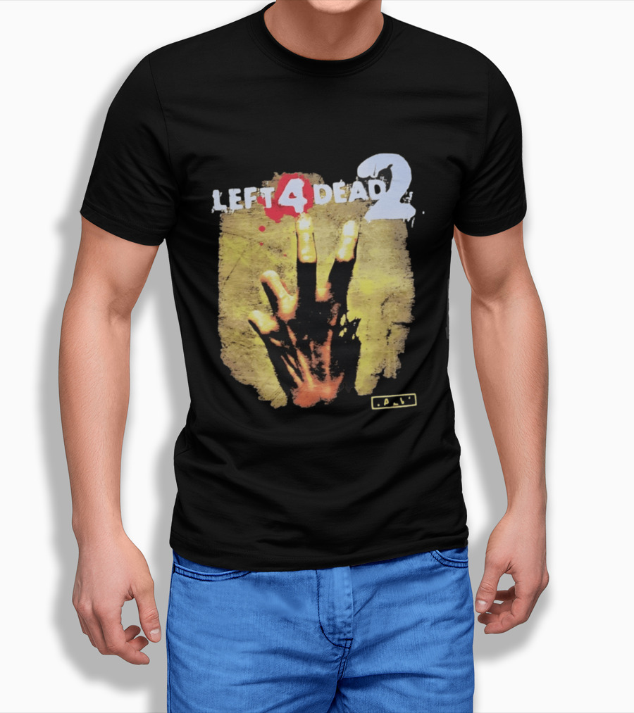 Left 4 Dead 2 Zombie Hand Valve Video Game Survival T-Shirt