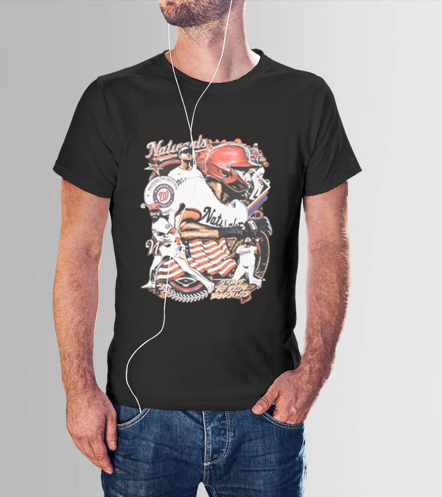 Washington Nationals Legends Baseball Players And Team Highlights T-Shirt