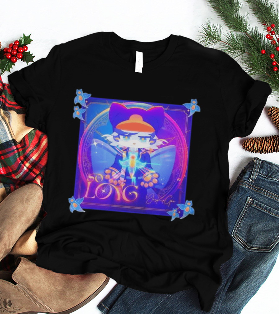 So Long YonKaGor Vibrant Anime Cat With Butterfly Aura T-Shirt