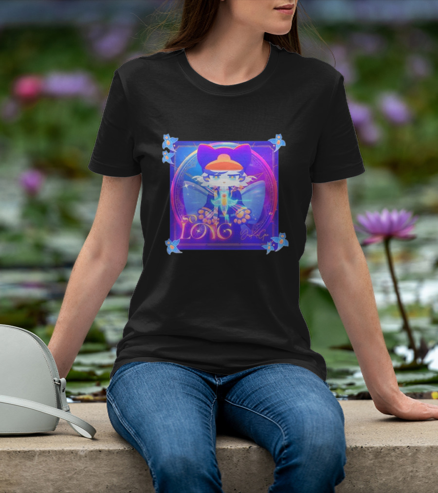 So Long YonKaGor Vibrant Anime Cat With Butterfly Aura T-Shirt