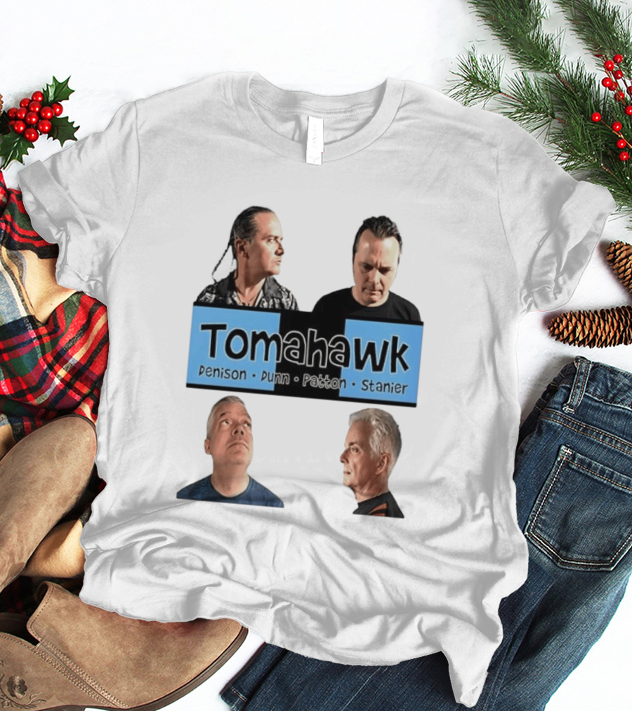 Tomahawk Denison Dunn Patton Stanier Band Members Portraits T-Shirt