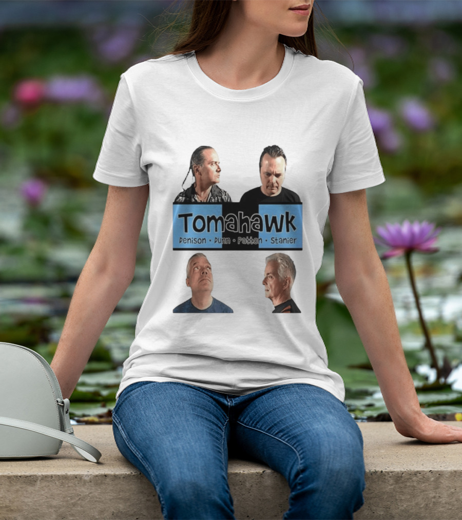 Tomahawk Denison Dunn Patton Stanier Band Members Portraits T-Shirt
