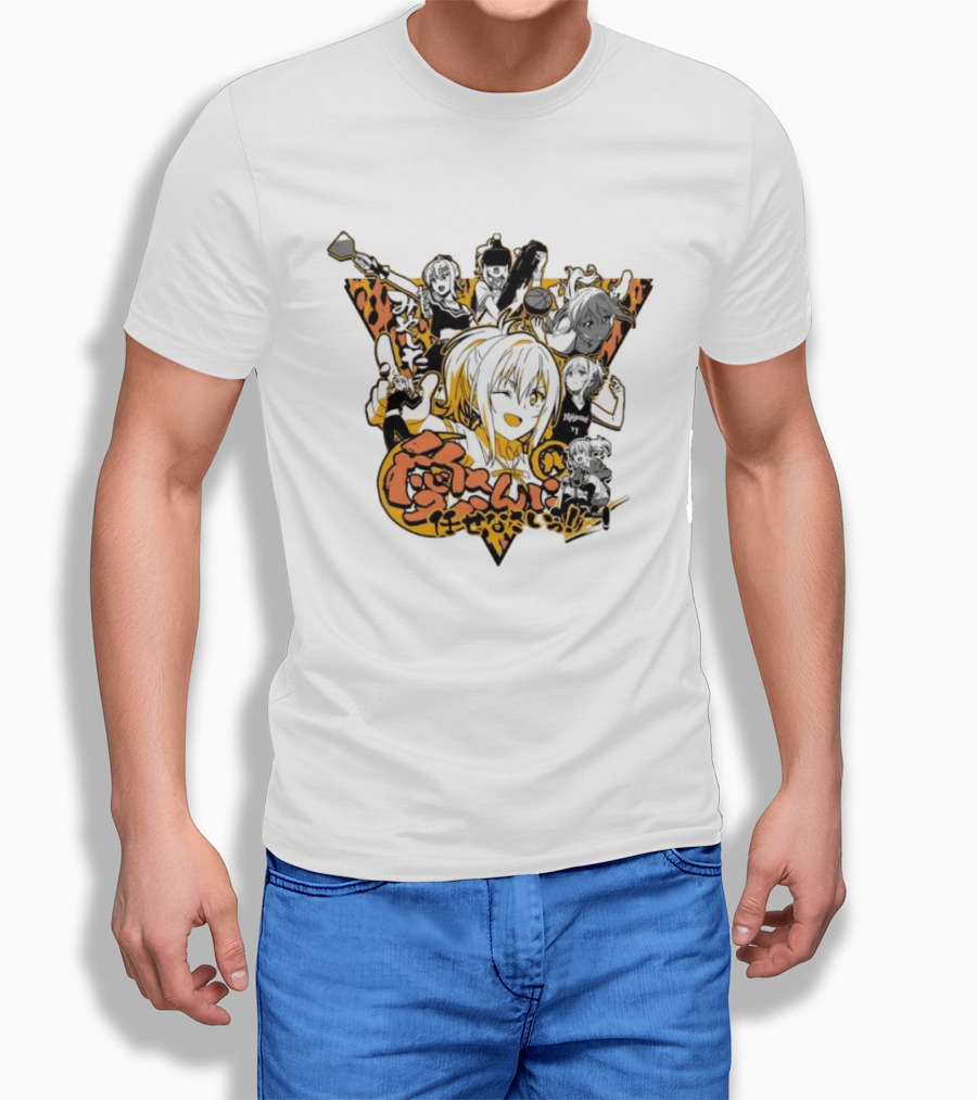 Ai Miyashita Love Live Nijigasaki High School Idol Club Character Collage With Japanese T-Shirt