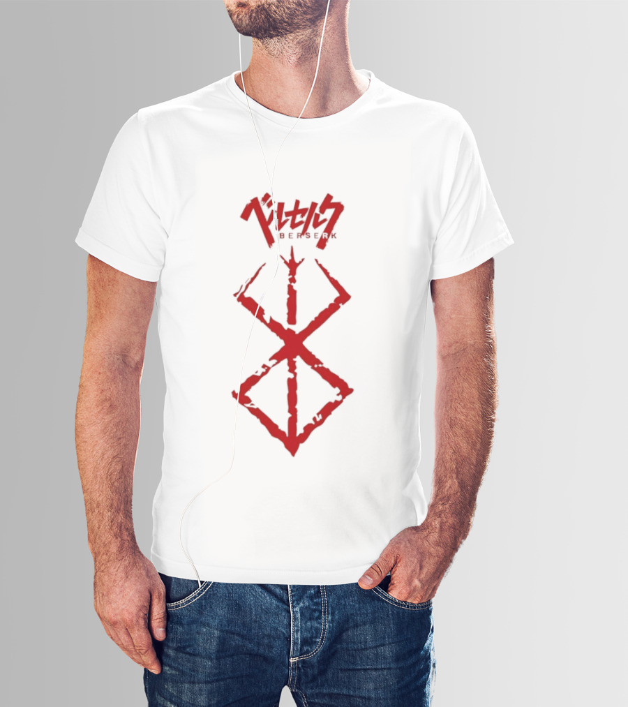 Berserk Sacrifice Symbol Red Japanese Text Anime Series T-Shirt