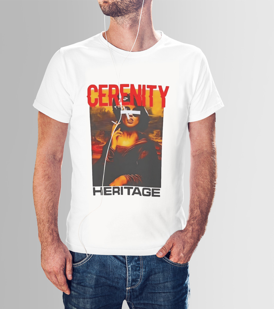 Cerenity Heritage Mona Lisa Smoking T-Shirt