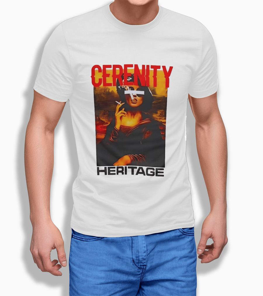 Cerenity Heritage Mona Lisa Smoking T-Shirt
