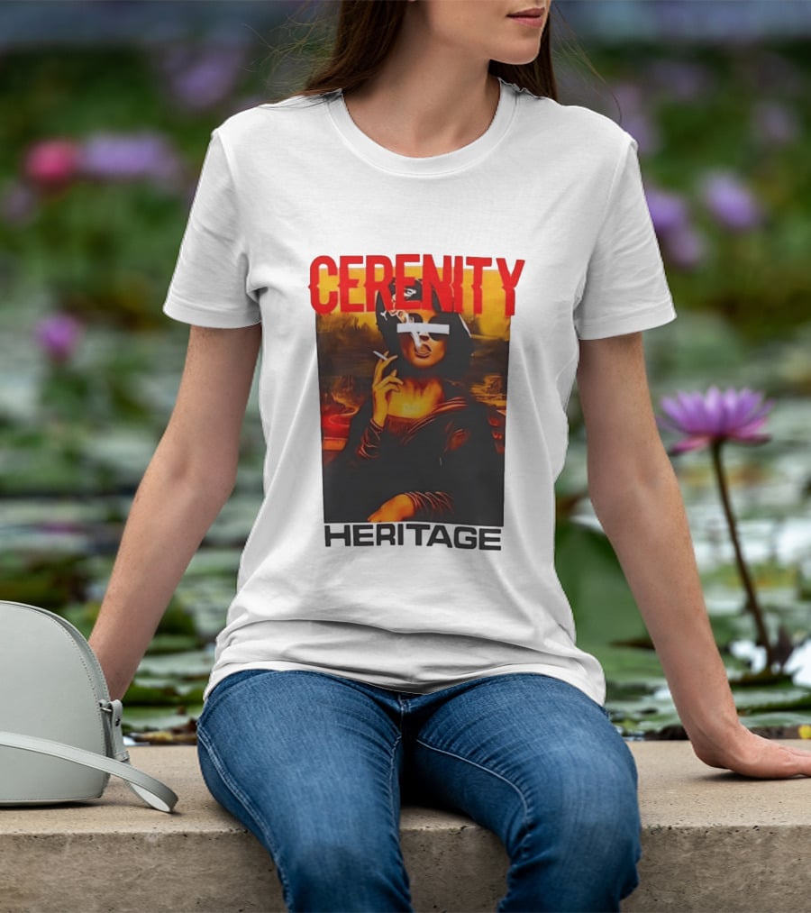 Cerenity Heritage Mona Lisa Smoking T-Shirt