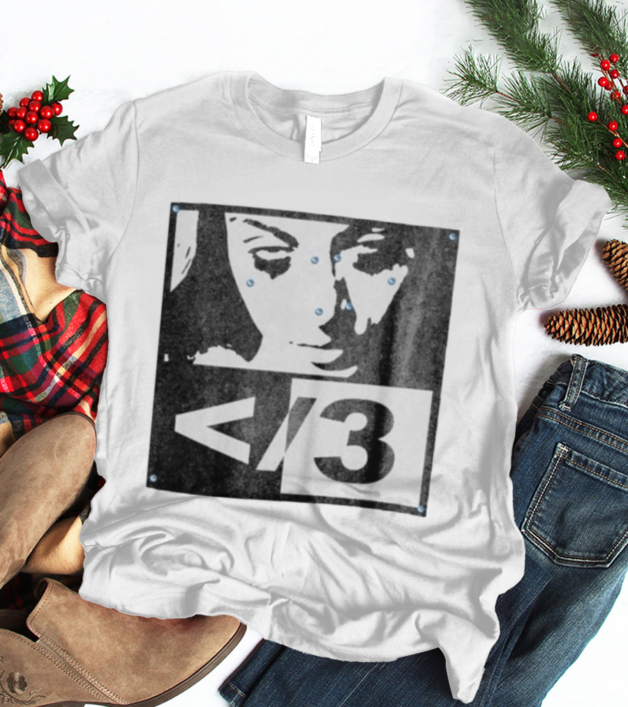 Destroy Lonely Store Piercing Face Black White <3 T-Shirt