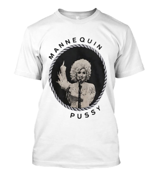 Mannequin Pussy Dolly Parton Country Music Finger T-Shirt