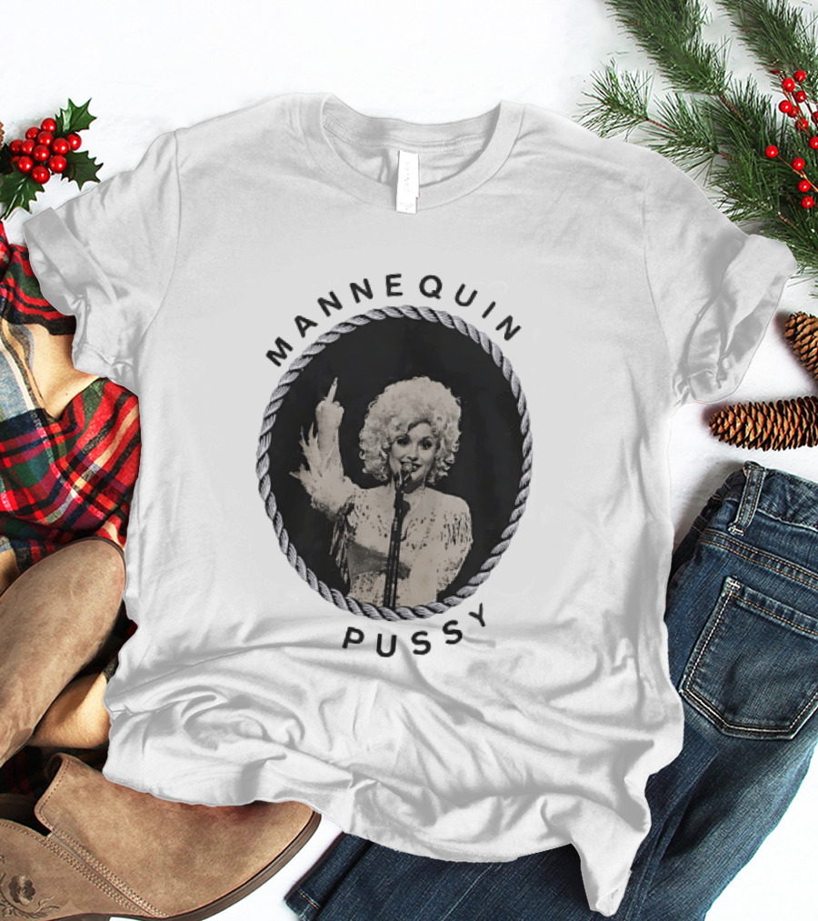 Mannequin Pussy Dolly Parton Country Music Finger T-Shirt
