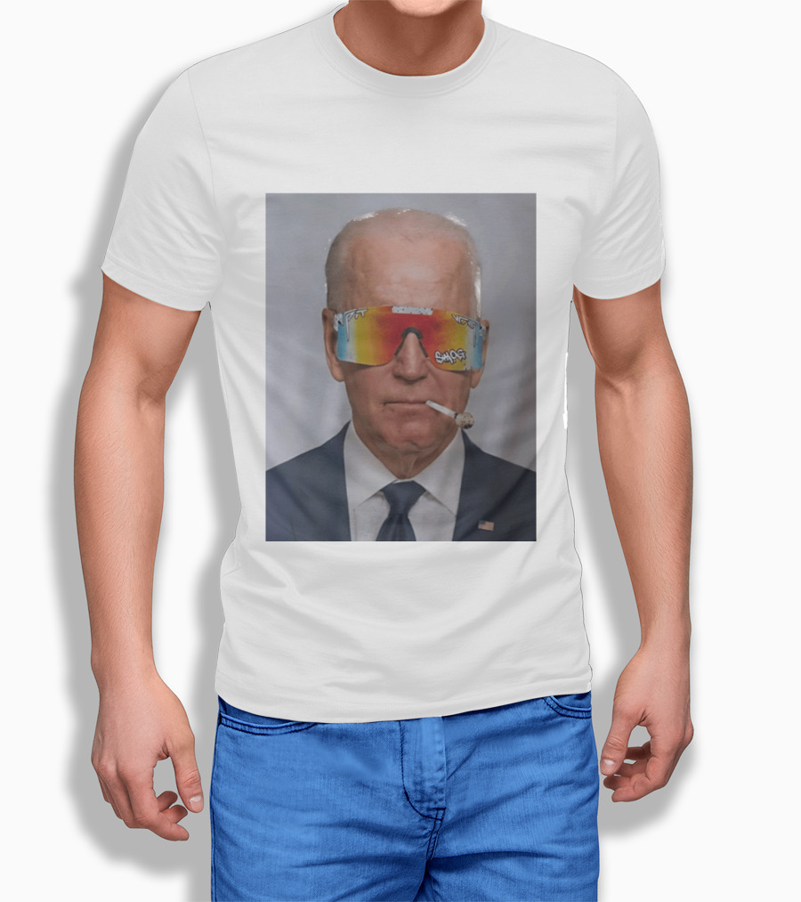 Joe Biden Pit Viper Sunglasses Smoking Pipe President T-Shirt