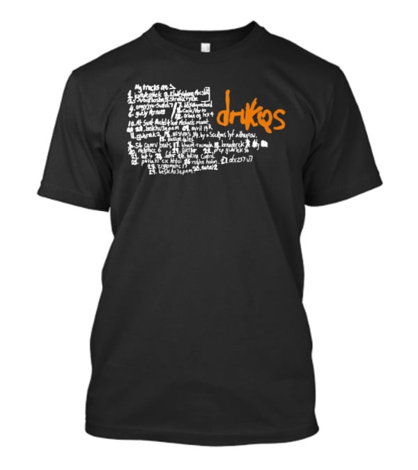 Aphex Twin Drukqs Tracklist Richard D James Brown T-Shirt