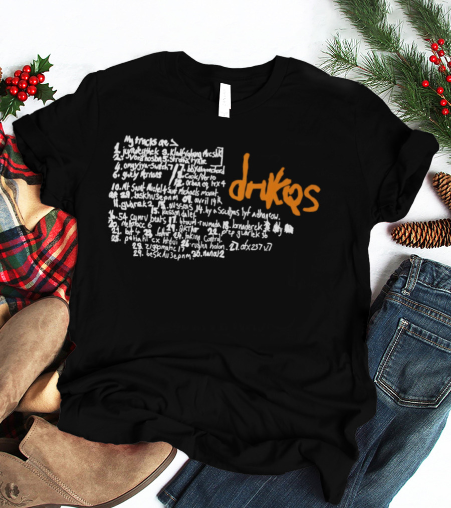 Aphex Twin Drukqs Tracklist Richard D James Brown T-Shirt