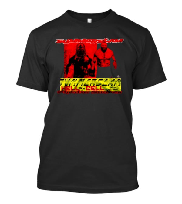 SummerSlam Hell In A Cell Brock Lesnar Oba Femi Cheatin Snakez T-Shirt