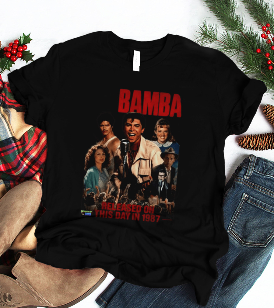 Bamba Released On This Day In 1987 80s Movie T-Shirt