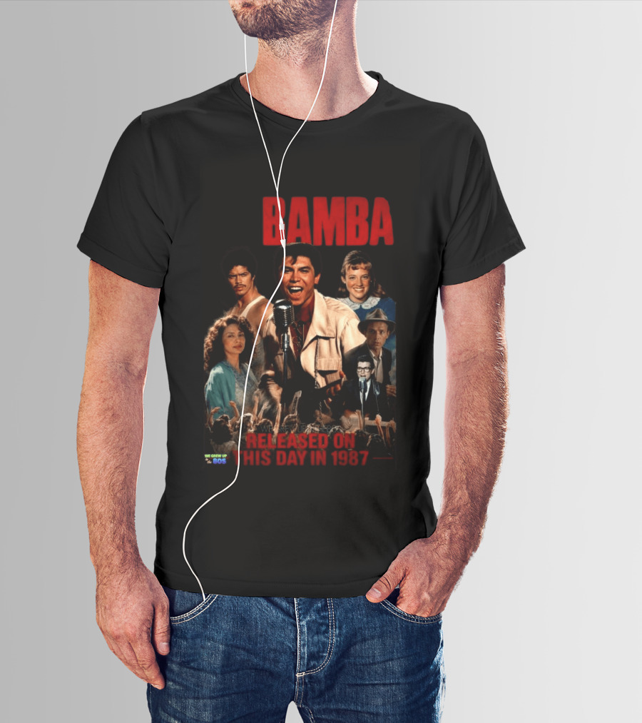 Bamba Released On This Day In 1987 80s Movie T-Shirt