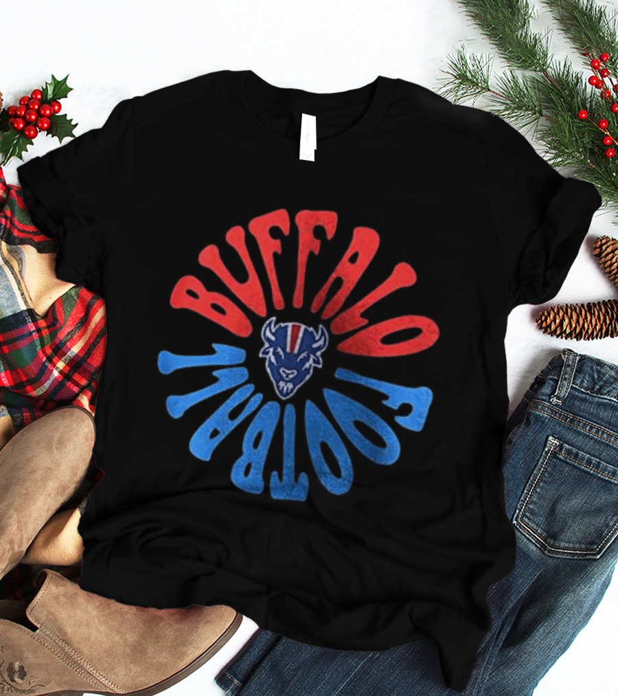 Buffalo Bills Football Yesterday Today Tomorrow Forever No Matter What Diamond Heart T-Shirt