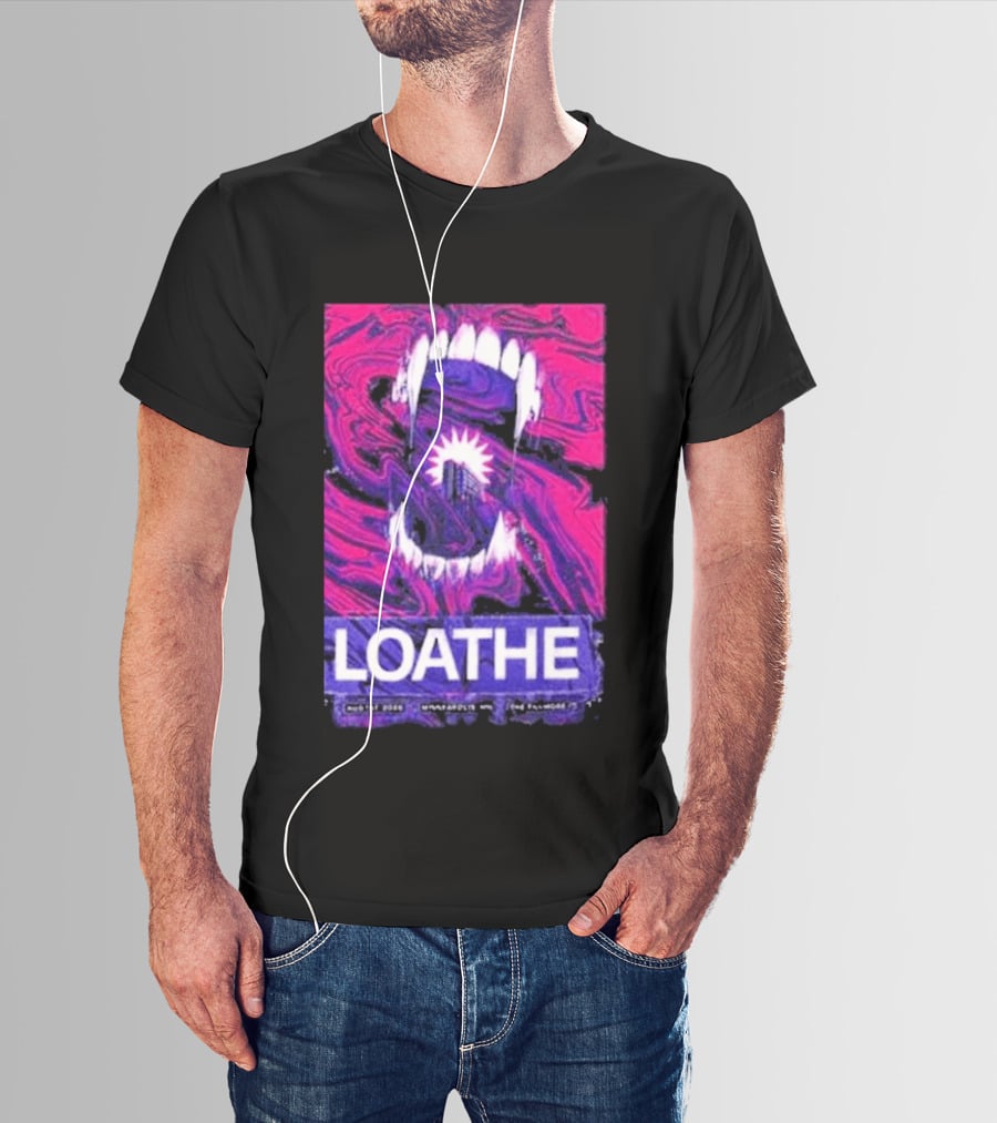 Loathe Band Live At The Fillmore Minneapolis MN August 1 2026 Concert T-Shirt