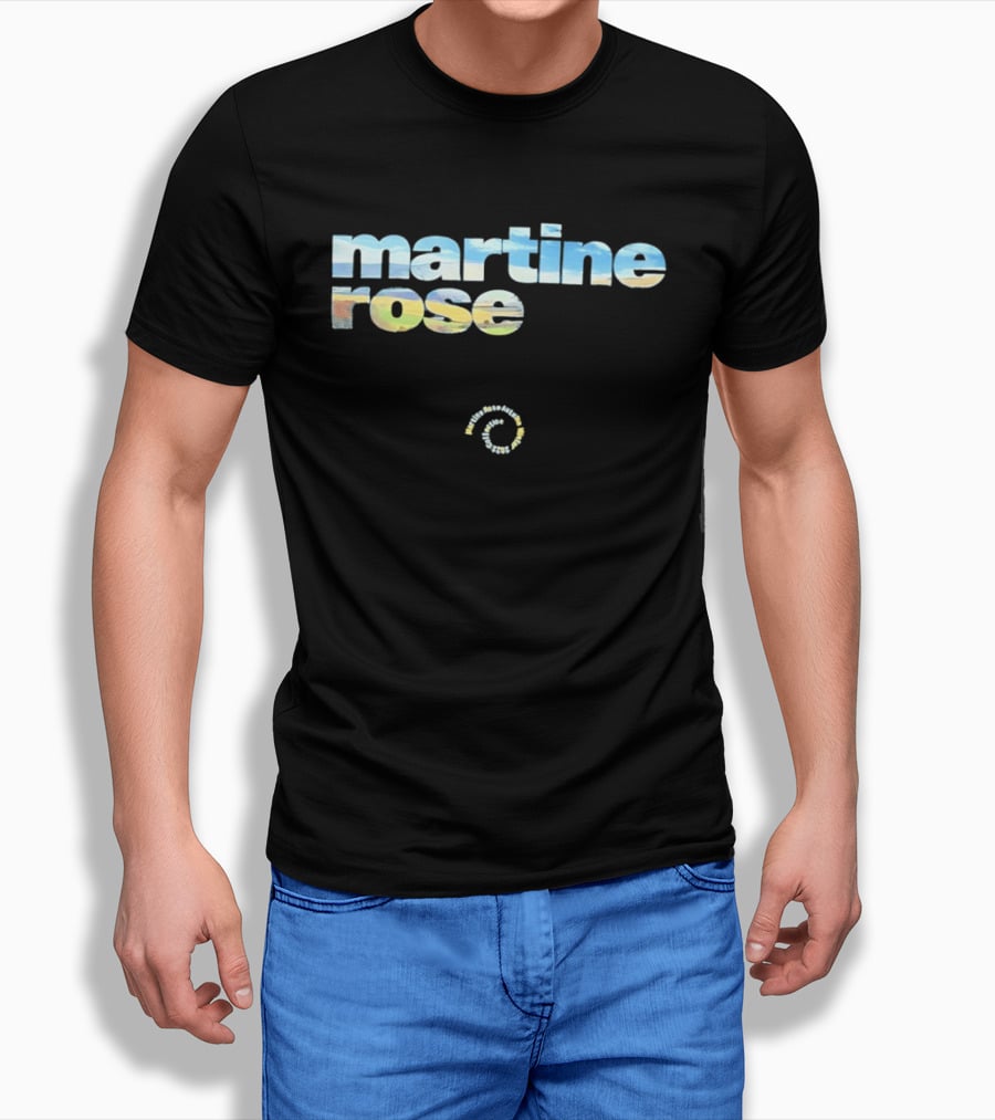 Martine Rose Autumn Winter 2021 Collection Sky Landscape Spiral T-Shirt