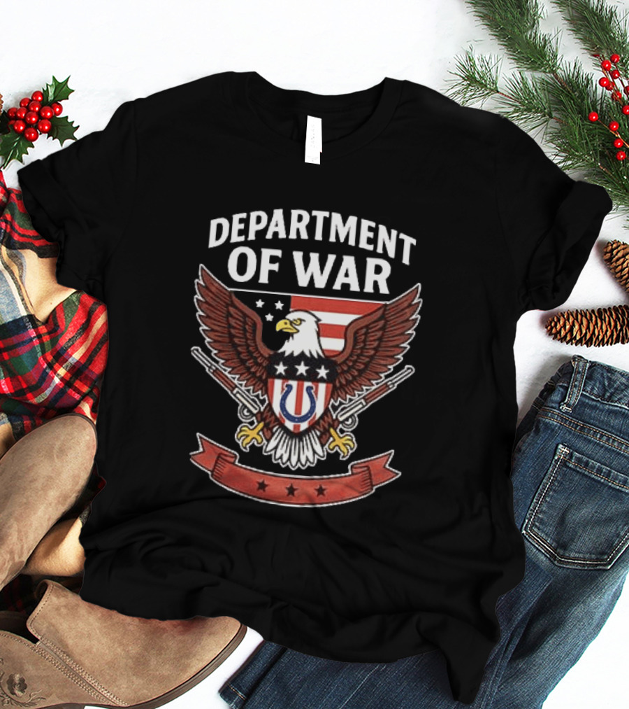Department Of War Eagle Indianapolis Colts Stars And Stripes T-Shirt
