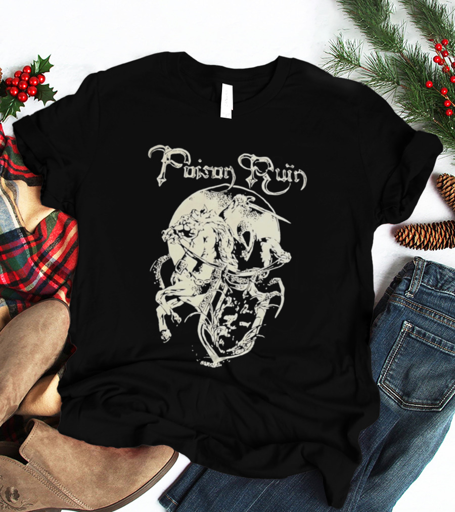 Poison Ruin Knight On Horseback Dungeon Synth Band T-Shirt