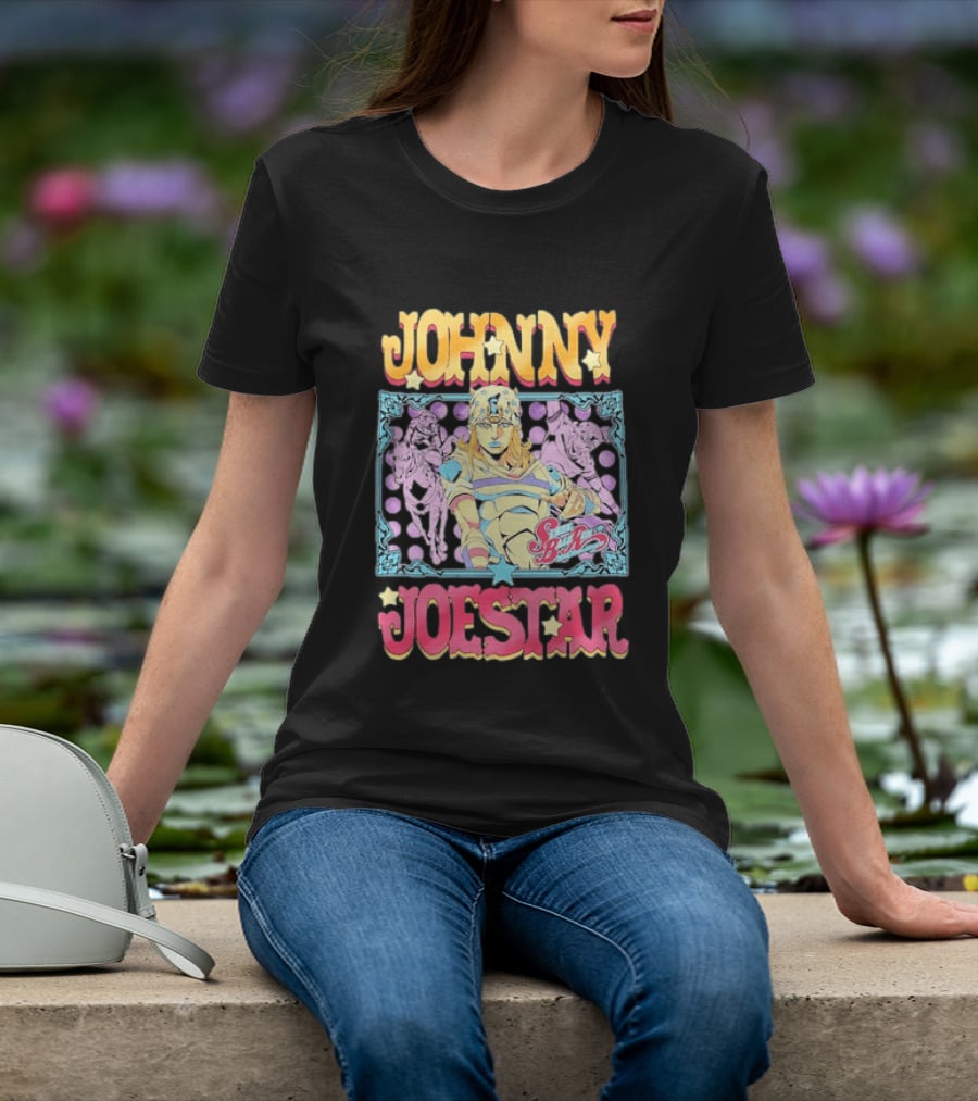Johnny Joestar Steel Ball Run JoJo's Bizarre Adventure SBR Anime T-Shirt