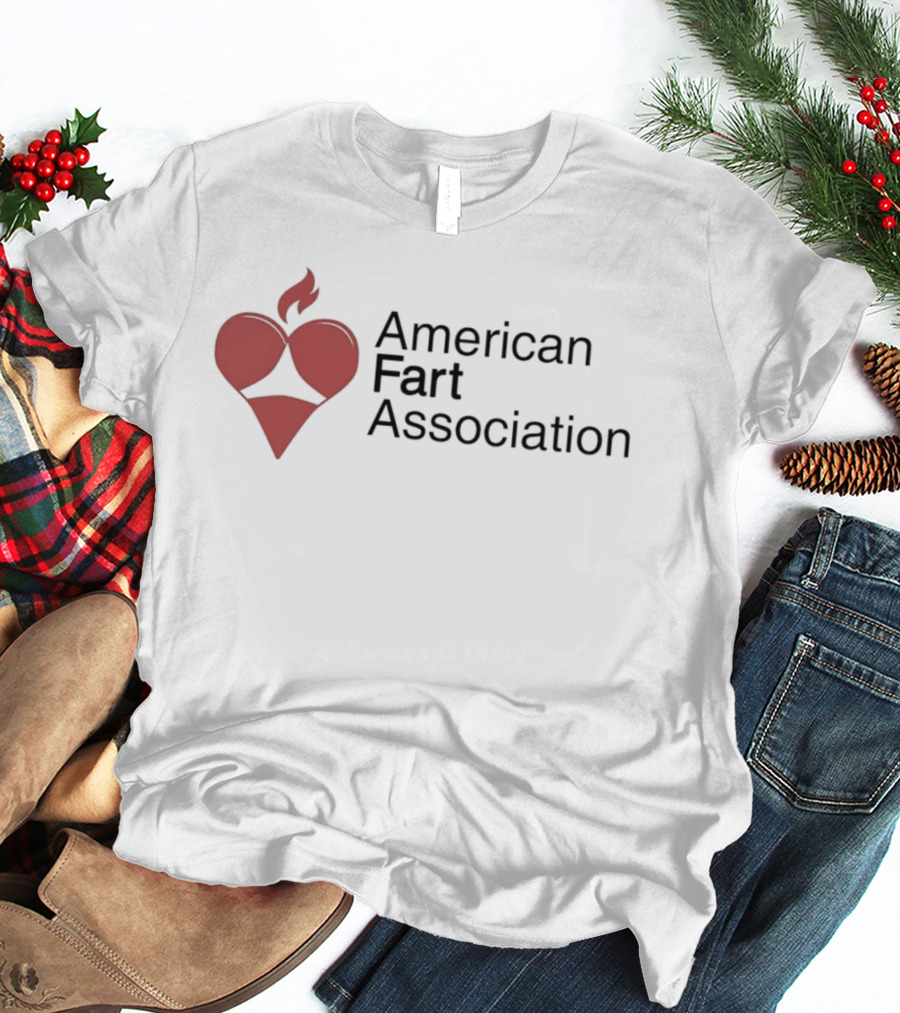 American Fart Association Heart Flame T-Shirt
