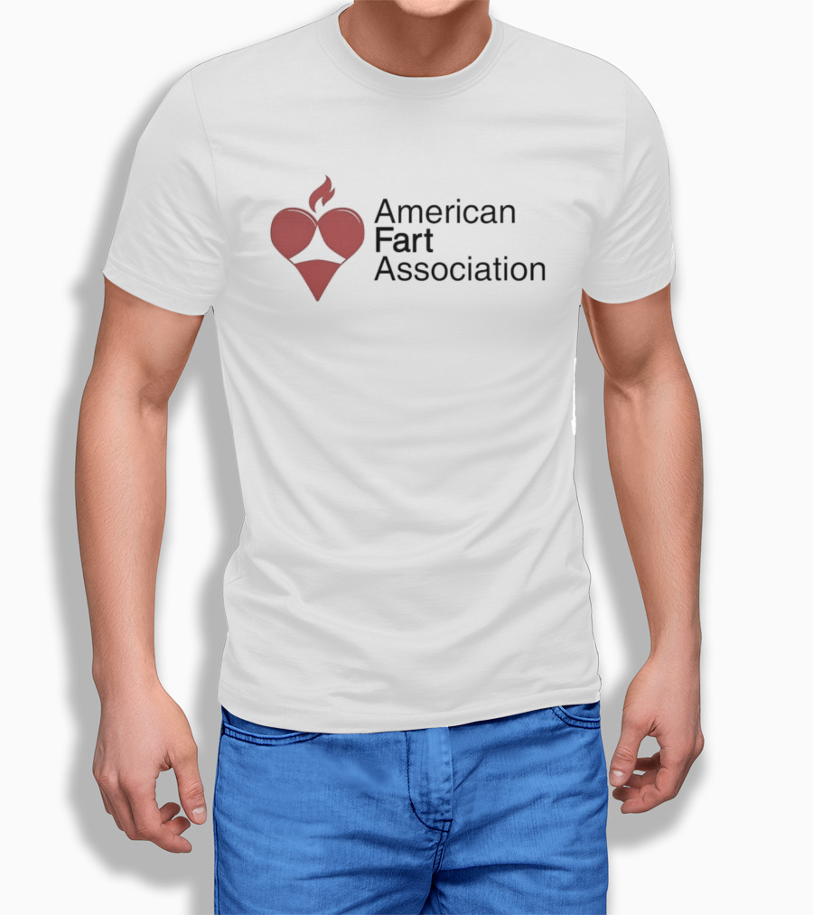 American Fart Association Heart Flame T-Shirt