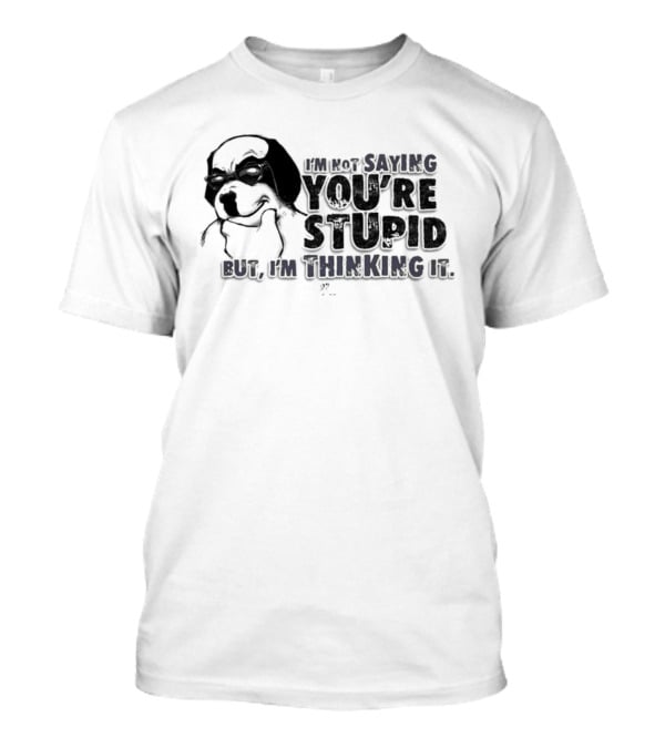 Big Dog I'm Smiling You're Stupid Thinking It Wile E Coyote Oversized T-Shirt