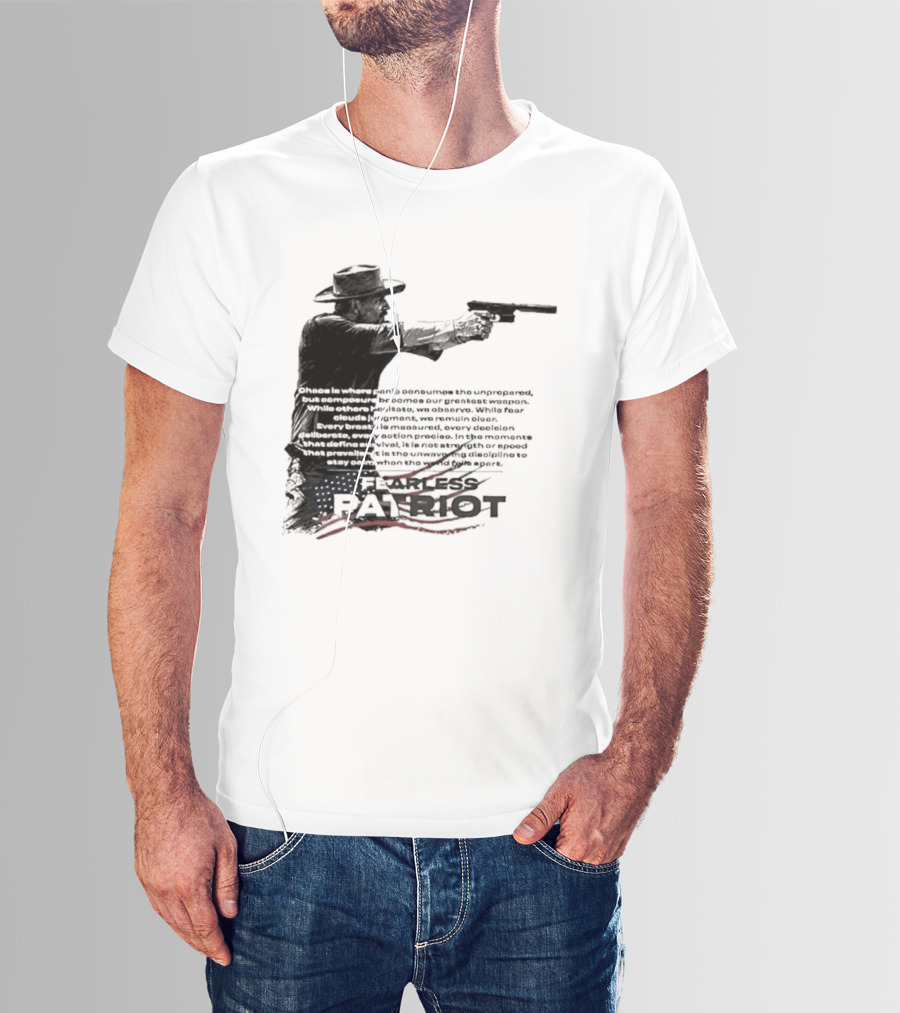 Jordan Salinas Fearless Patriot Hero T-Shirt