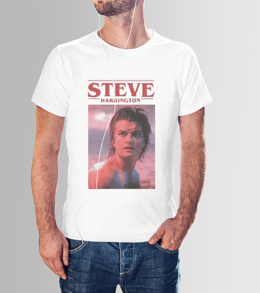 Steve Harrington Vintage Aesthetic Stranger Things Joe Keery T-Shirt