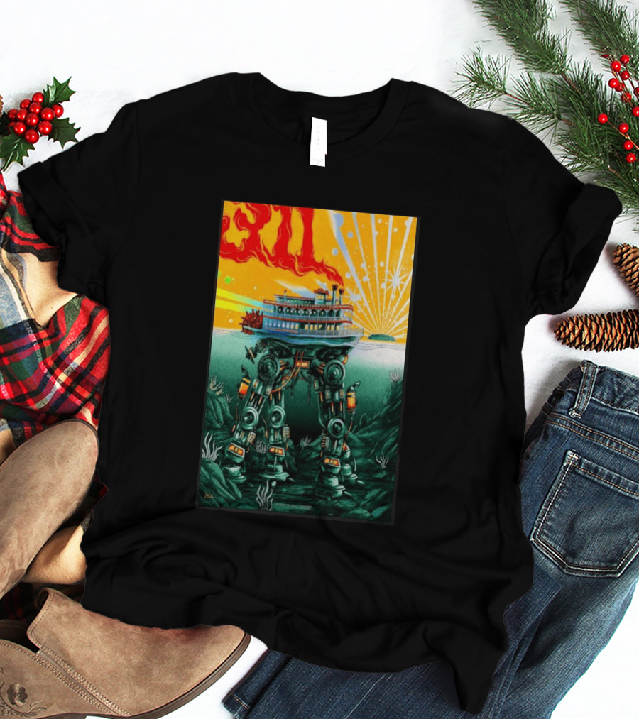 311 Kansas City MO 2026 Steamboat Robot T-Shirt