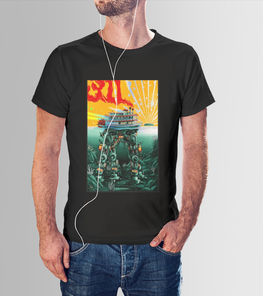 311 Kansas City MO 2026 Steamboat Robot T-Shirt