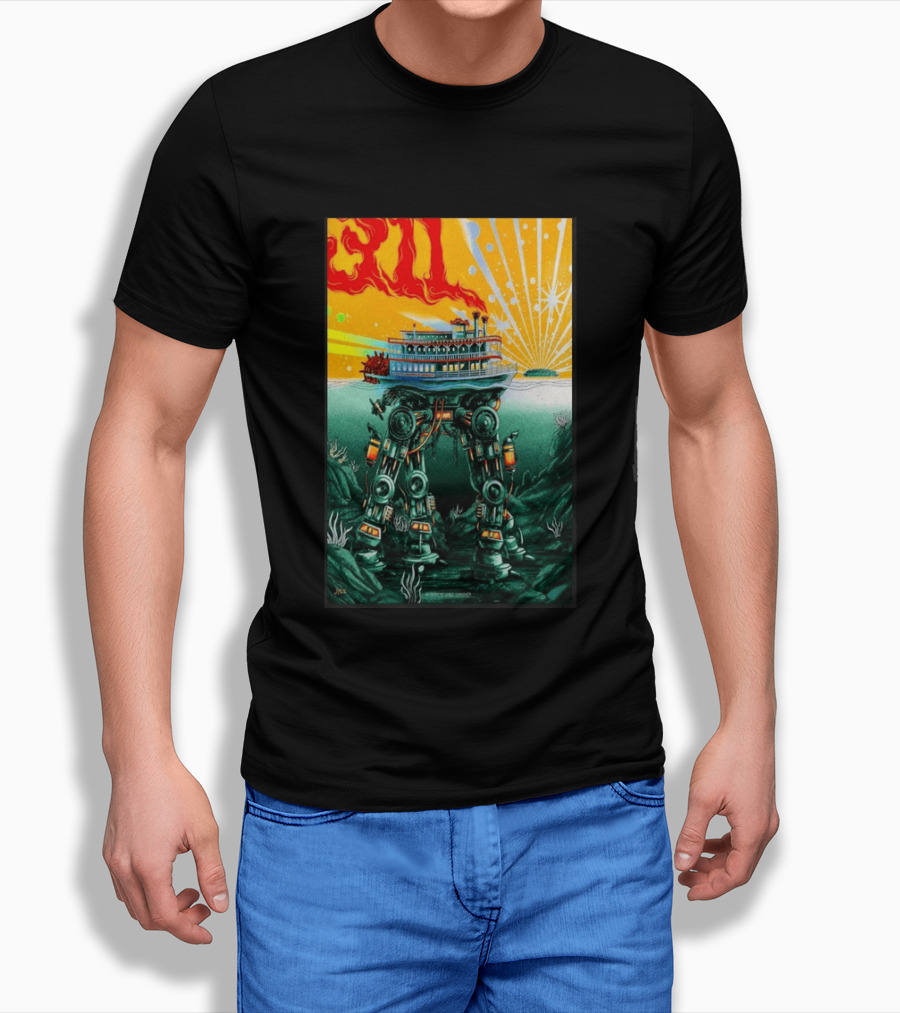 311 Kansas City MO 2026 Steamboat Robot T-Shirt