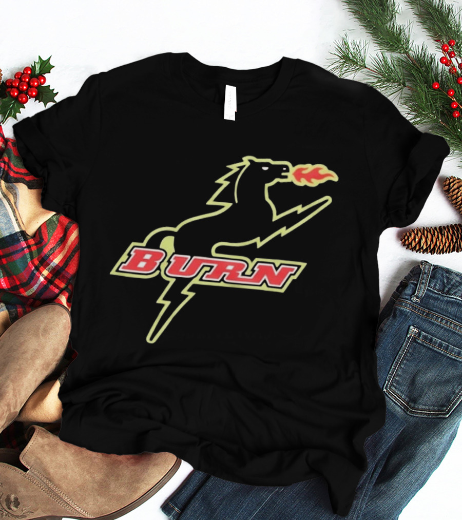 Burn Fire Breathing Horse Team T-Shirt
