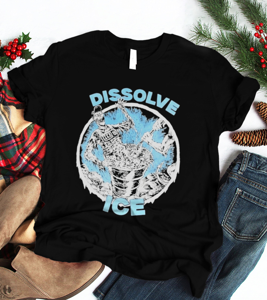 Dissolve Ice Undead Horror Bucket Stirring 2026 T-Shirt