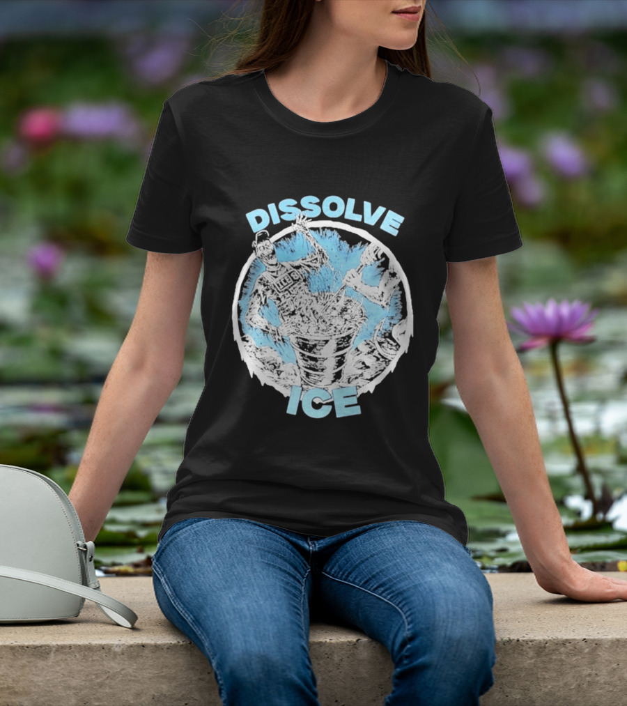 Dissolve Ice Undead Horror Bucket Stirring 2026 T-Shirt