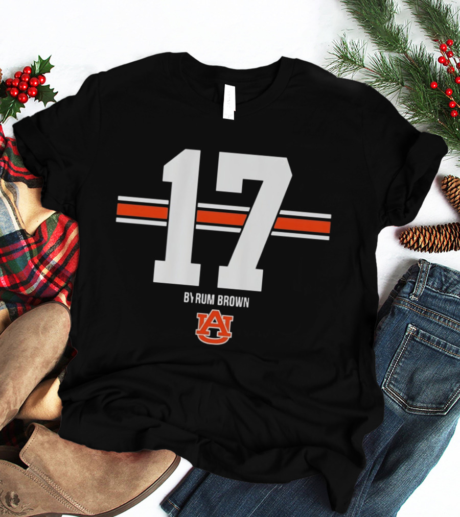 Byrum Brown Auburn Tigers 17 College Football Jersey Auburn University T-Shirt