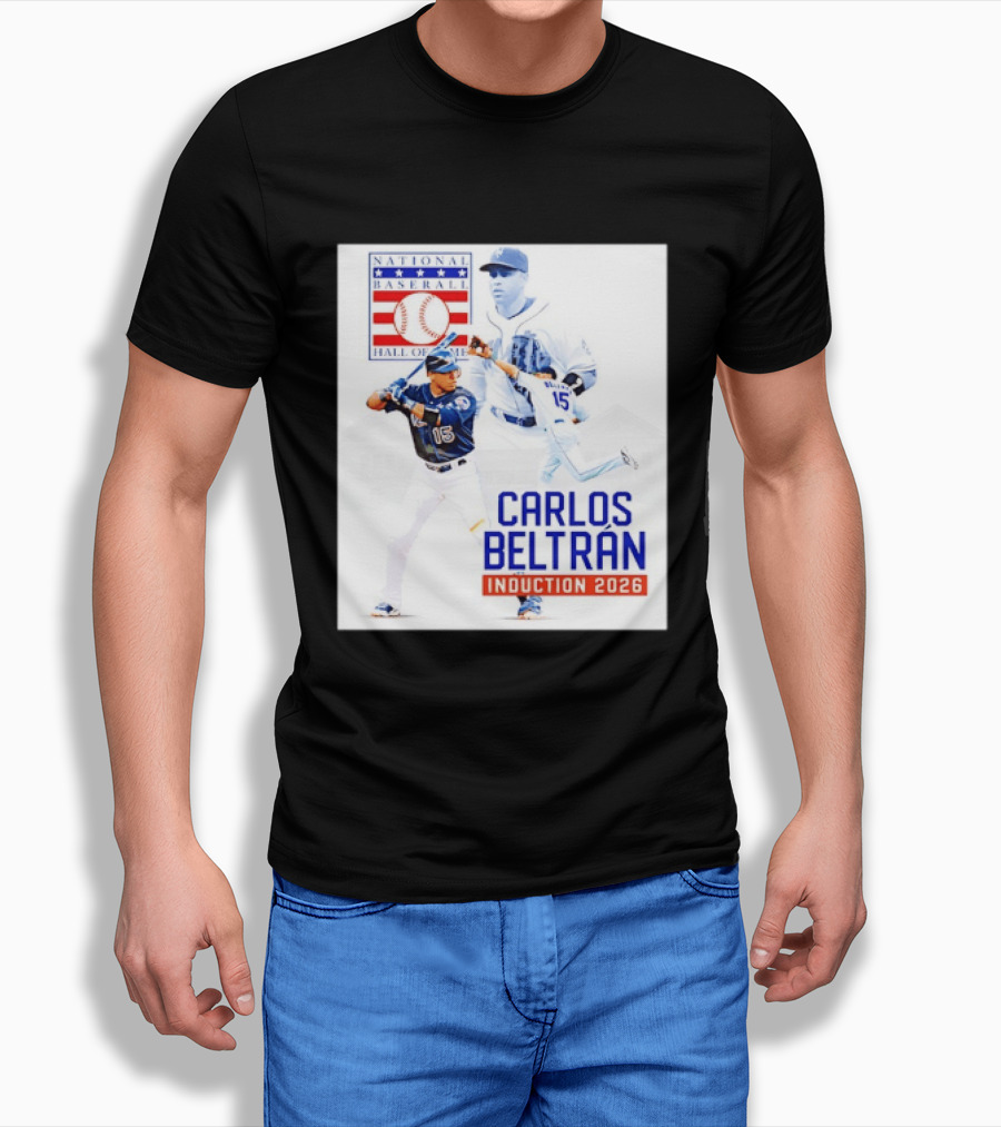 Carlos Beltran National Baseball Hall Of Fame Induction 2026 T-Shirt
