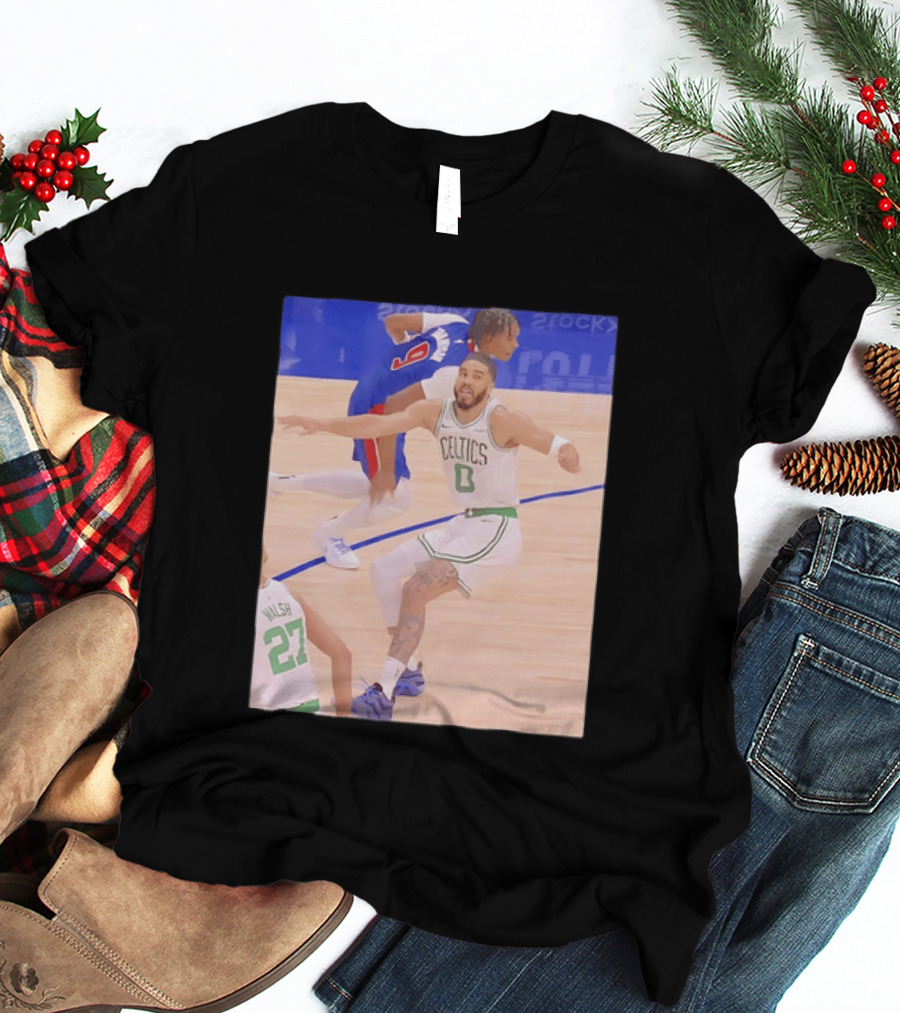 Jayson Tatum Celtics Basketball Vs Thompson And Walsh NBA T-Shirt