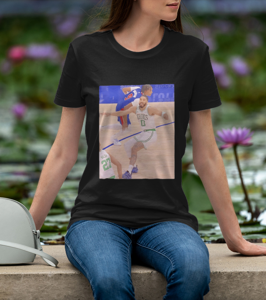 Jayson Tatum Celtics Basketball Vs Thompson And Walsh NBA T-Shirt