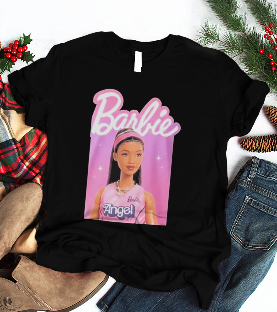 Barbie Angel Basketball Doll T-Shirt