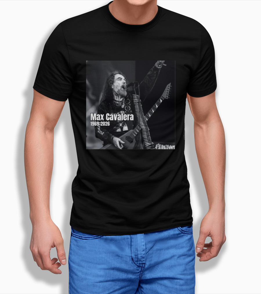Max Cavalera 1969 2026 Heavy Metal Icon Performance T-Shirt