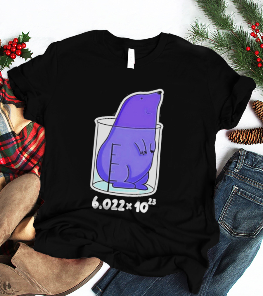 Mole 6.022 X 10²³ Avogadro Chemistry Beaker T-Shirt