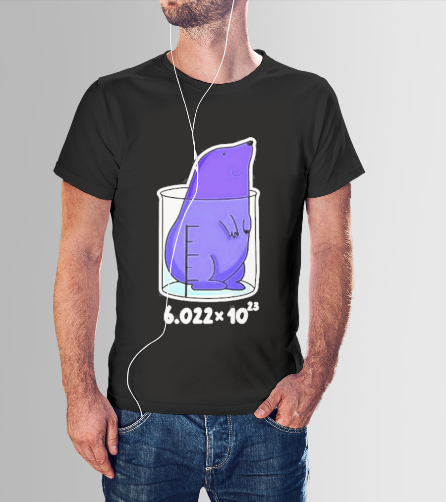 Mole 6.022 X 10²³ Avogadro Chemistry Beaker T-Shirt