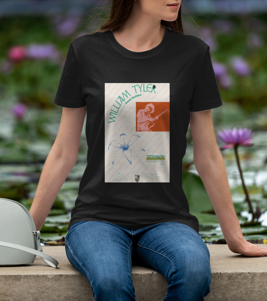 William Tyler Shazhad Shashidhar Zebulon California Concert November 5 6 7 2025 Mohave Gold Ojai Underground T-Shirt