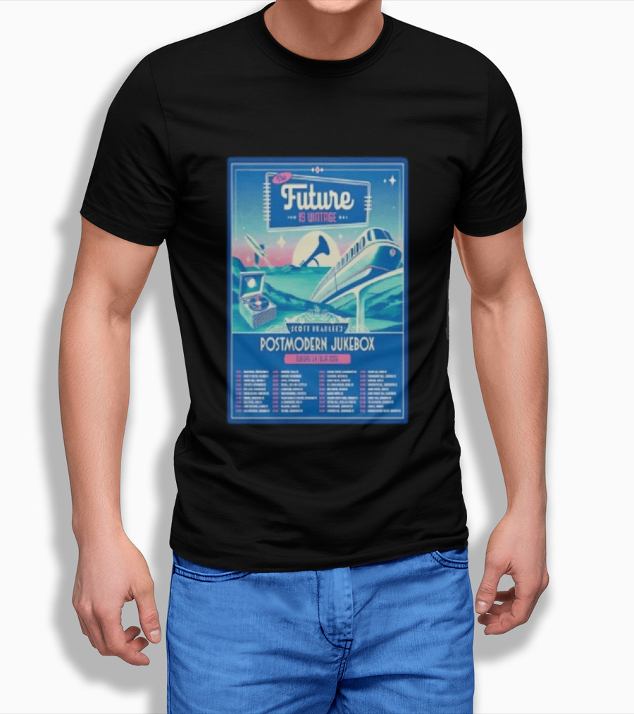 Future Is Vintage Scott Bradlee's Postmodern Jukebox Europe UK Tour 2026 T-Shirt