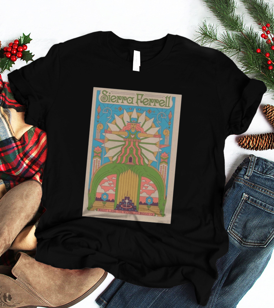 Sierra Ferrell August 5 2026 The Wiltern Los Angeles CA Psychedelic T-Shirt