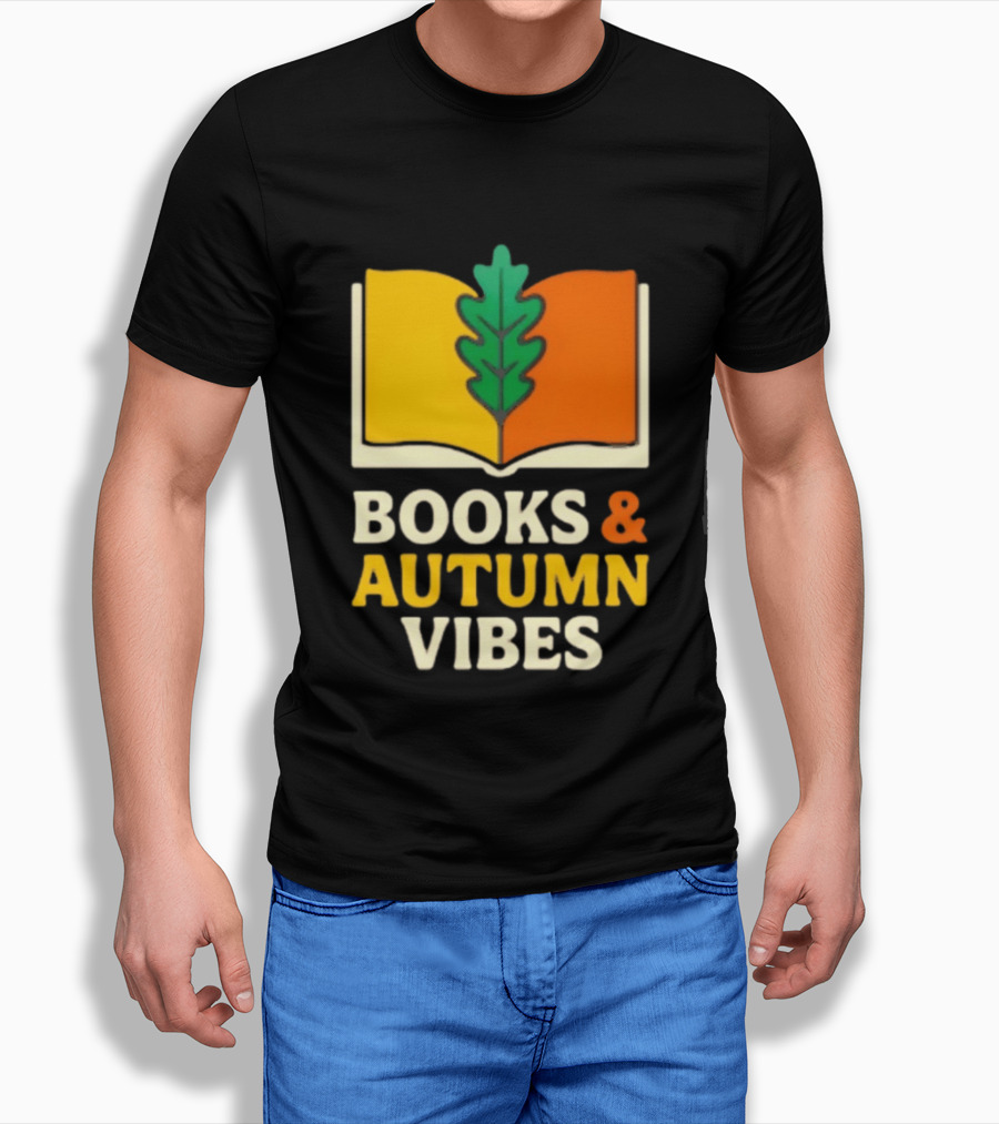 Books And Autumn Vibes Cozy Reading Season T-Shirt