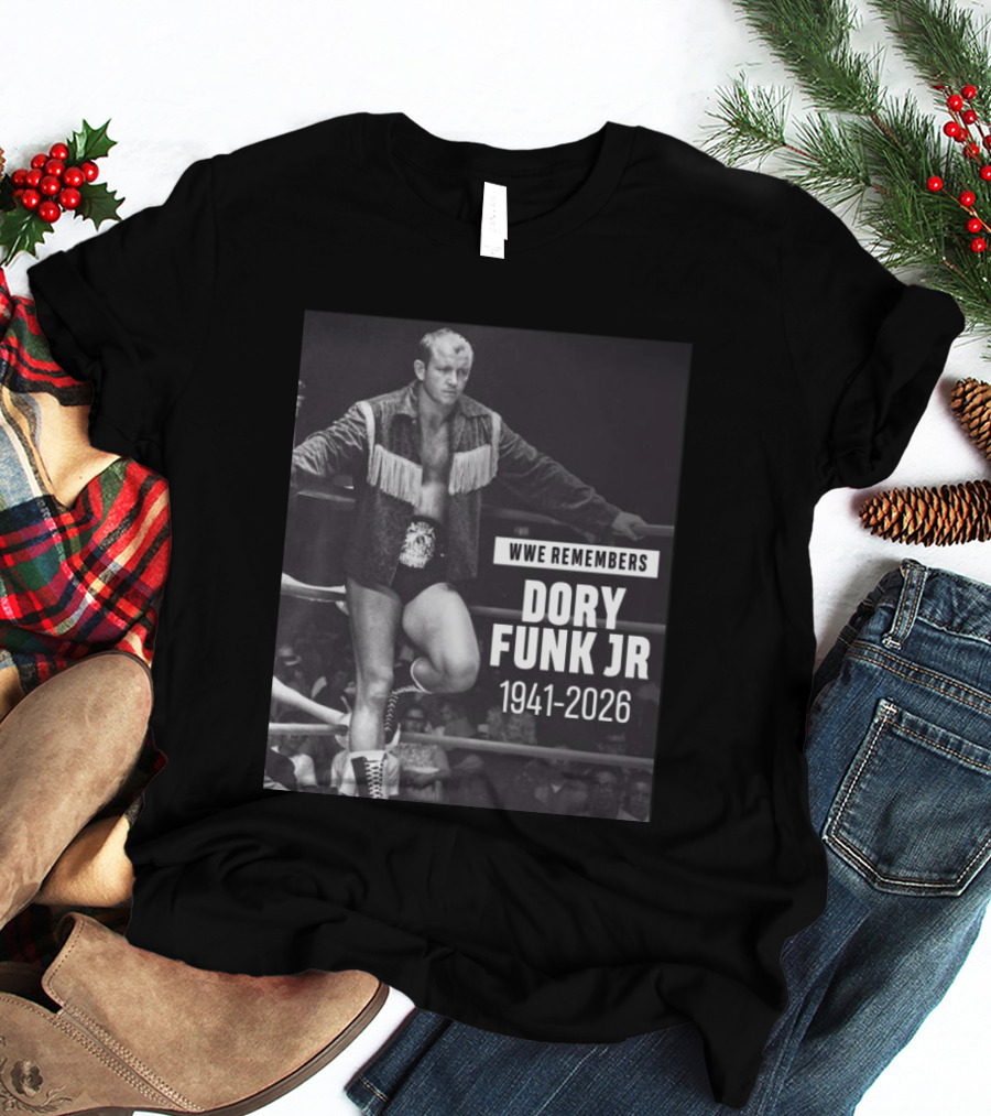 WWE Remembers Dory Funk Jr 1941 2026 T-Shirt